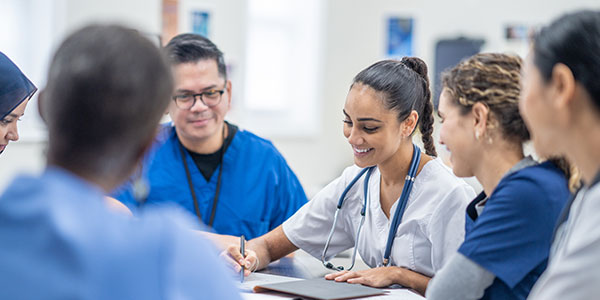 Gesprächssituation im Krankenhaus